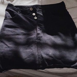 Brandy Melville John galt black jean skirt ✰
